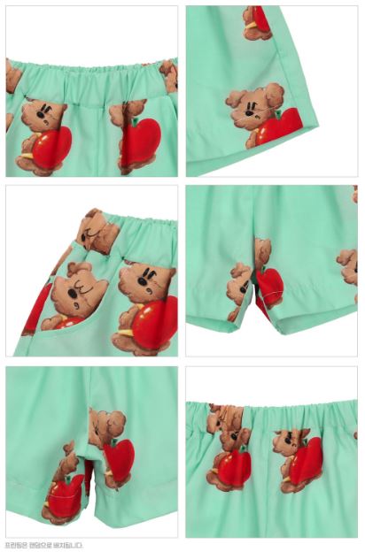 BEBEBEBE 1st summer pre order Apple puppy pattern SET