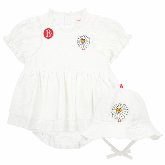 BEBE DE PINO 	Love daisy baby lace bodysuit set