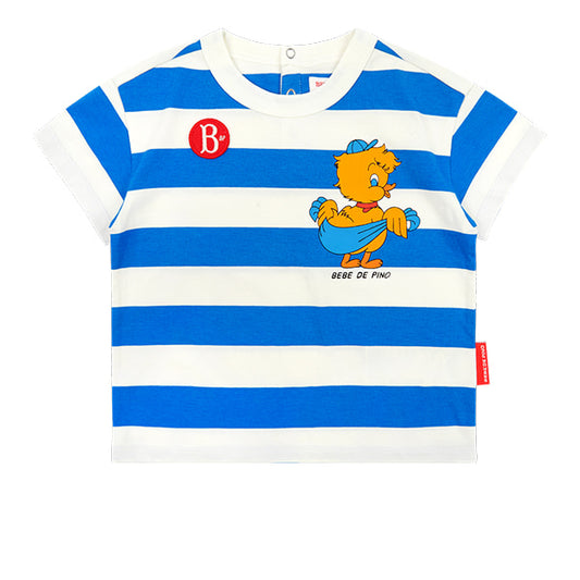 BEBE DE PINO Waiki baby stripe short sleeve tee