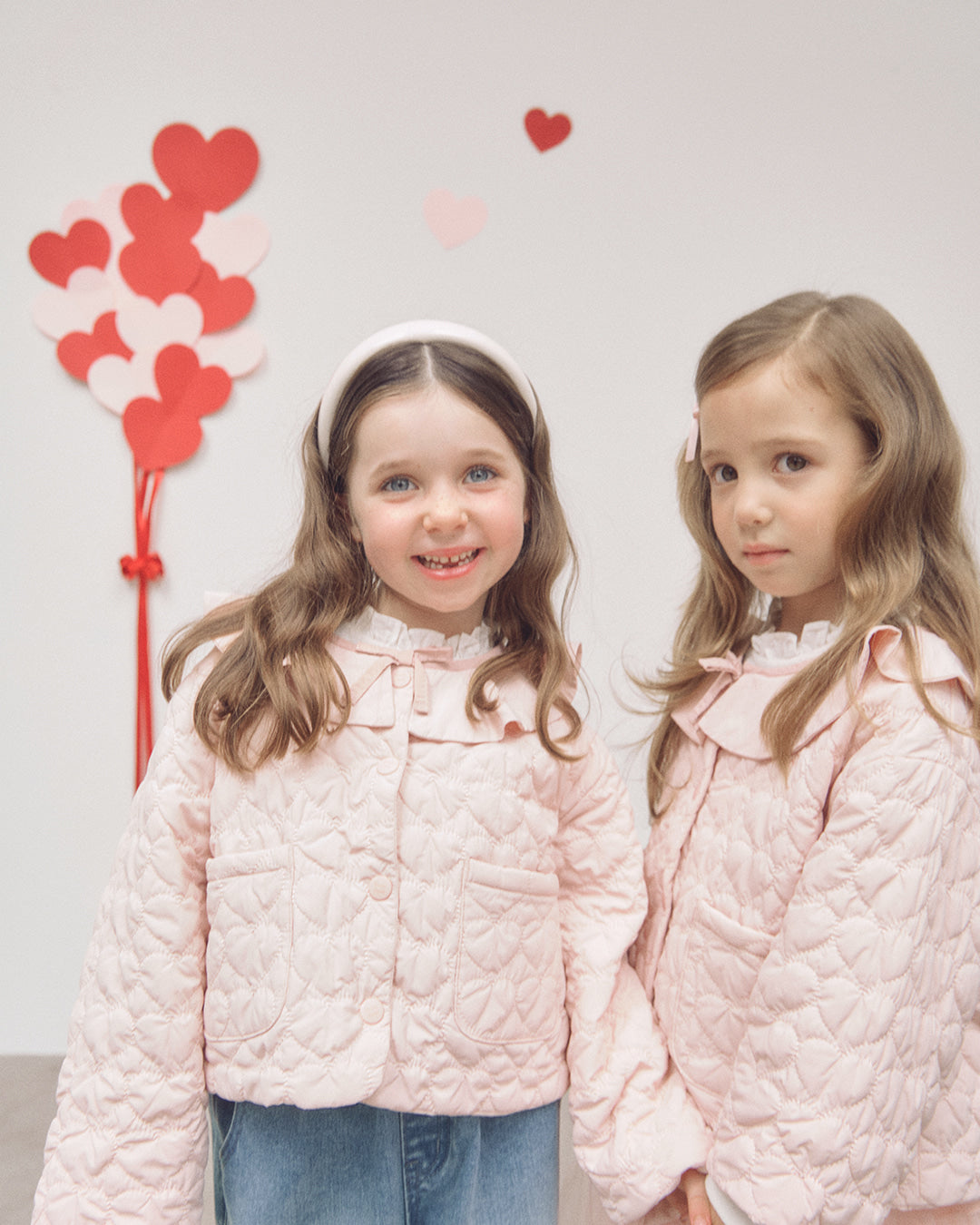 ROANJANE Heartping quilted jumper