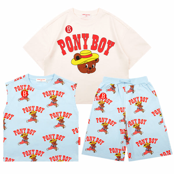 BEBE DE PINO All over pony boy lounge wear set