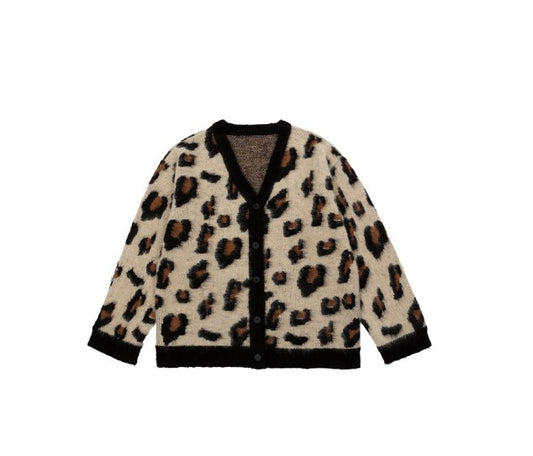 BEBEBEBE BE JUNIOR Pre Fall Leopard cardigan