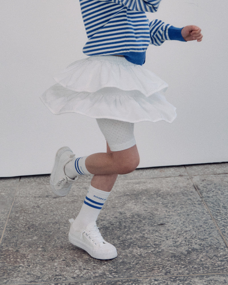 ROANJANE Eyelet leggings skirt