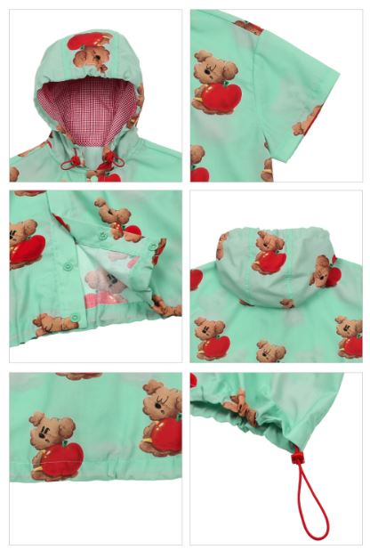 BEBEBEBE 1st summer pre order Apple puppy check shorts SET