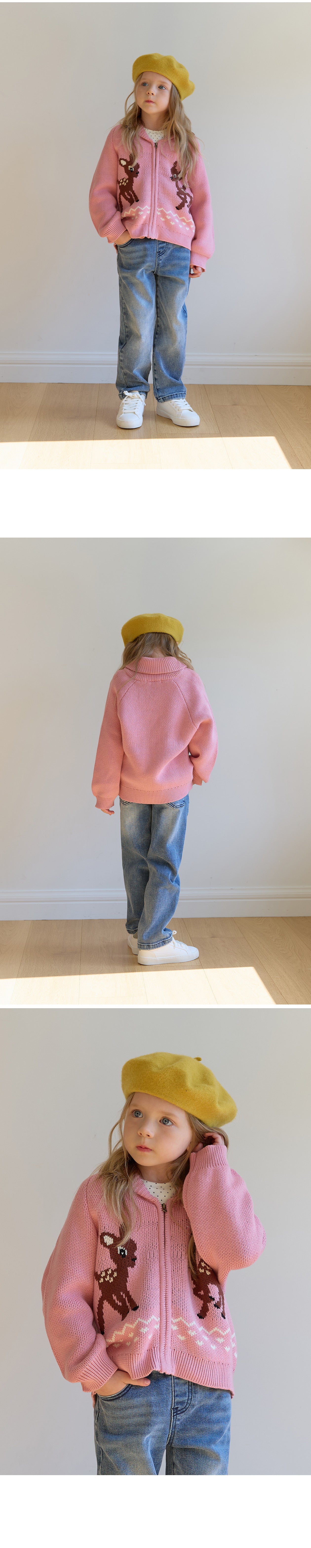 BEBETAILOR Bambi zip up knit jacket