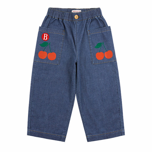 BEBE DE PINO Cherry tapered fit denim pants