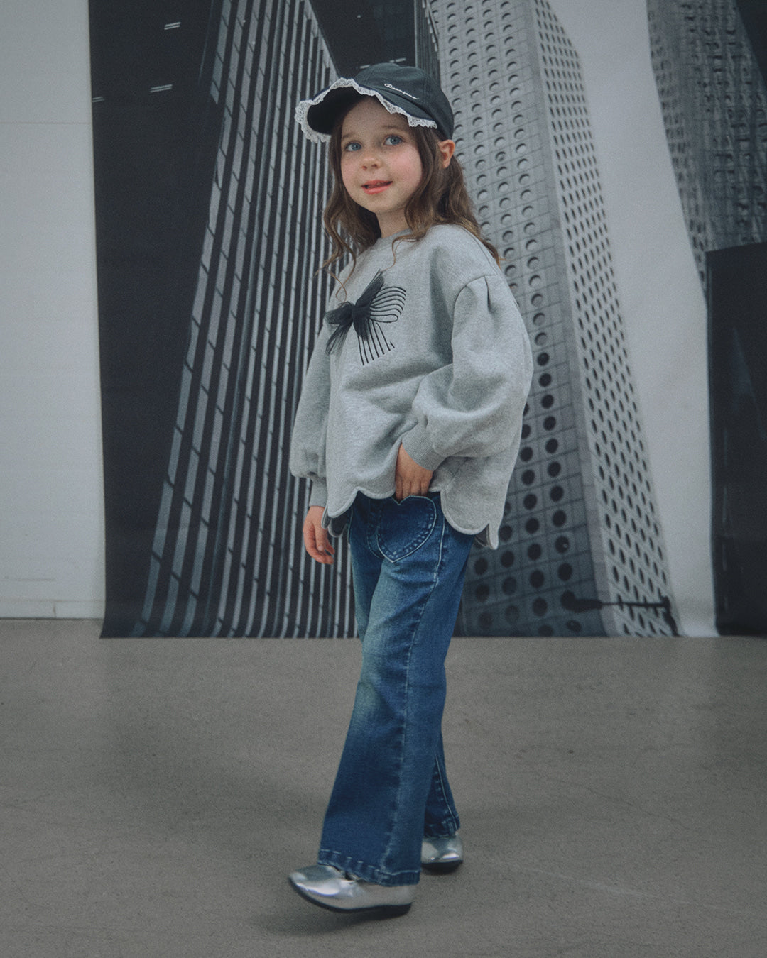ROANJANE Paint denim pants