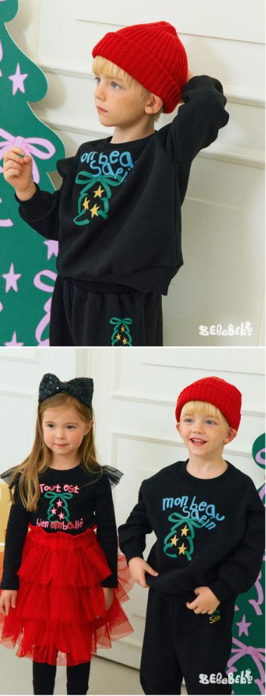 BEBEBEBE HOLIDAY 2025 Christmas training SET (BLACK)