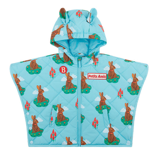 BEBE DE PINO Baby Rabbit All-Over Padded Cape