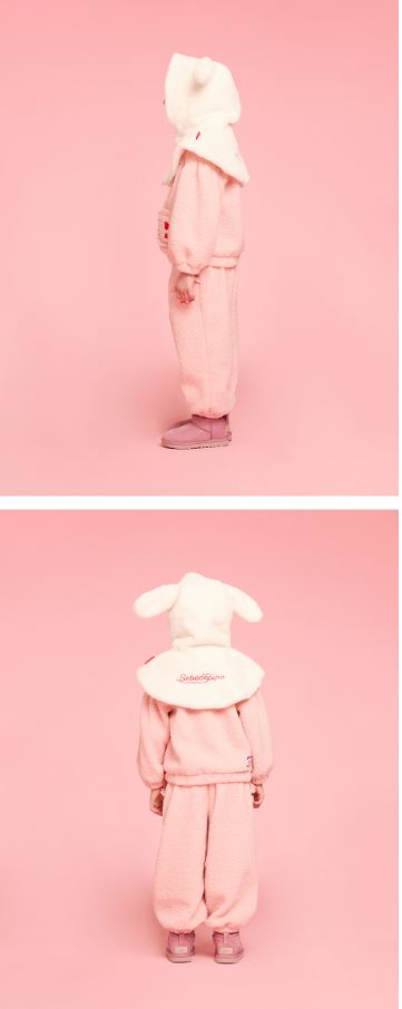 BEBE DE PINO Bunny hooded balaclava