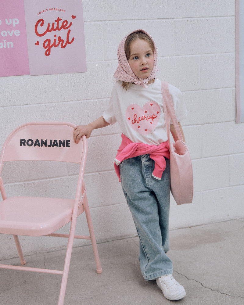 ROAANDJANE Heart Kung Denim Pants
