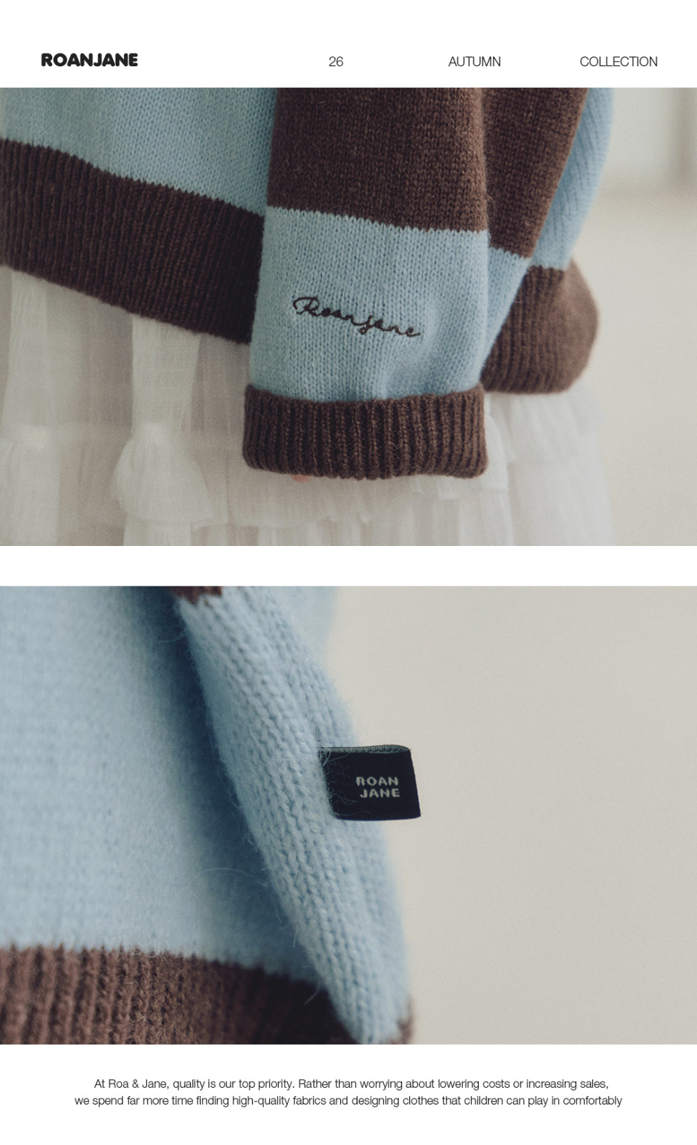ROANJANE Hoppy knit sweater