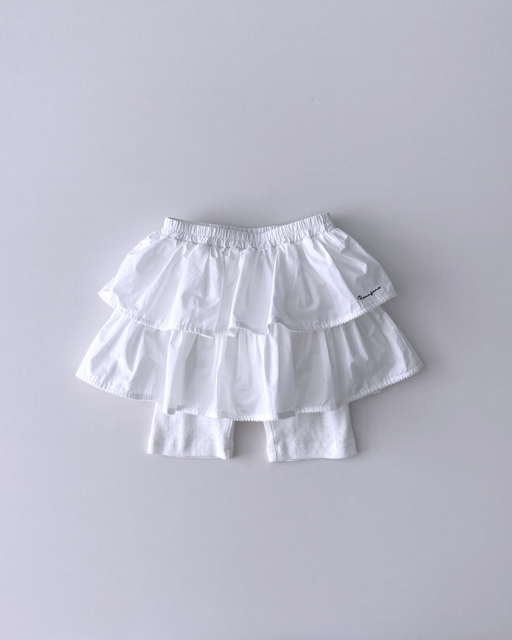 ROANJANE Eyelet leggings skirt