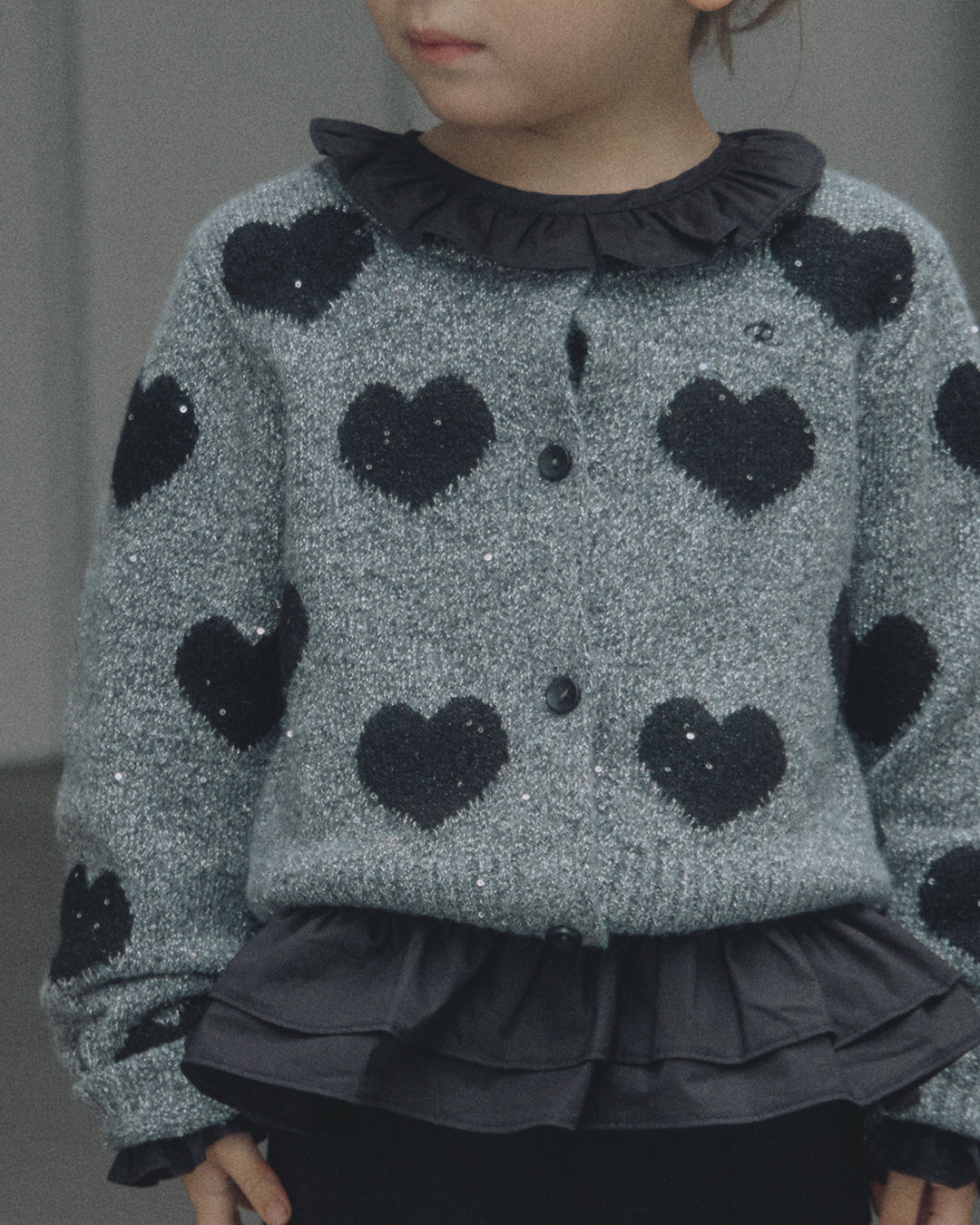 ROANJANE Spangle more knit cardigan