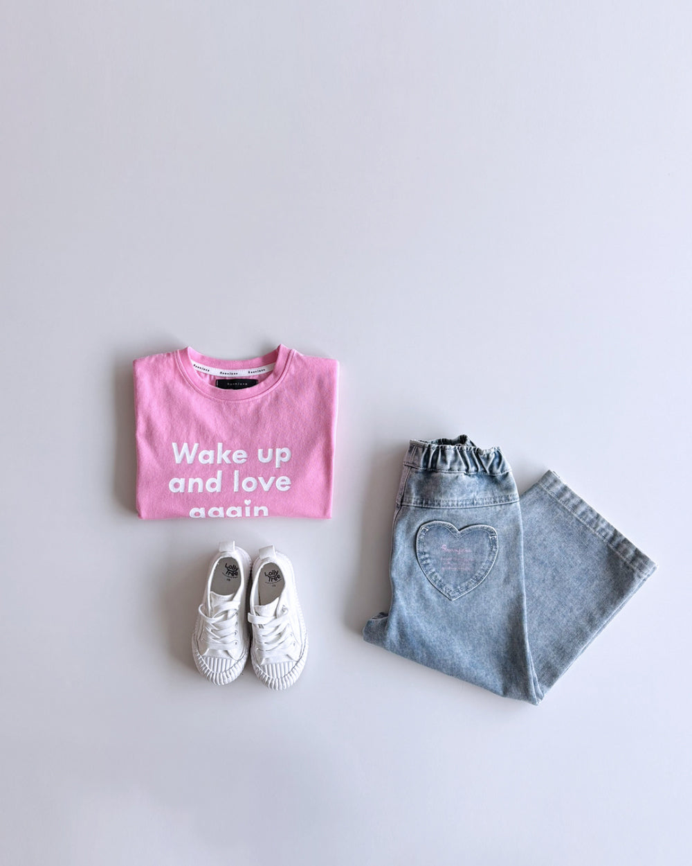 ROAANDJANE Heart Kung Denim Pants