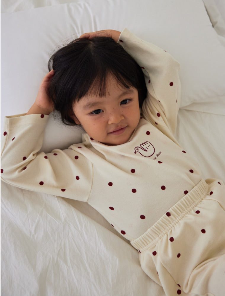 RAWUMBER Signature kids dot 2pc set