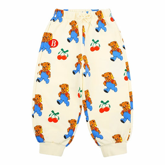 BEBE DE PINO All over cherry bear sweatpants