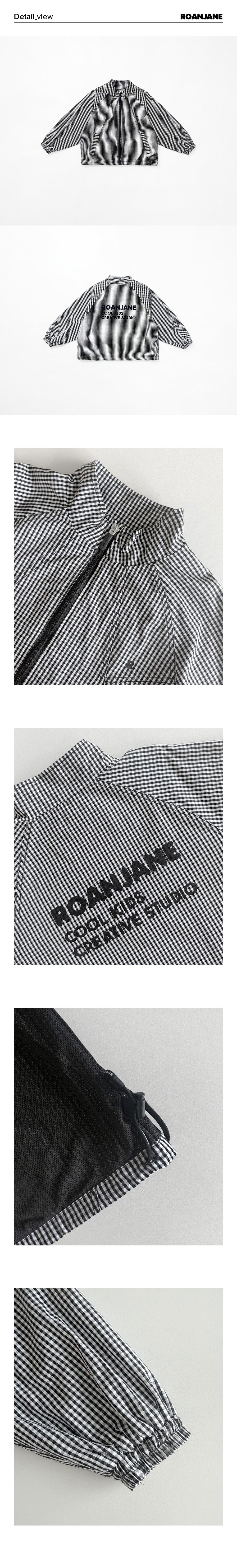 ROANJANE Great windbreaker jacket (Checkerd)