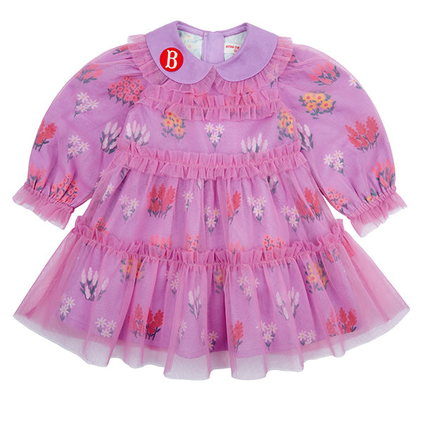 BEBE DE PINO All over flower garden baby tutu frill dress