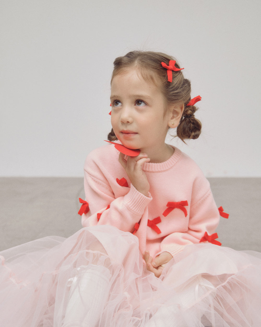ROANJANE Rosy ribbon sweater