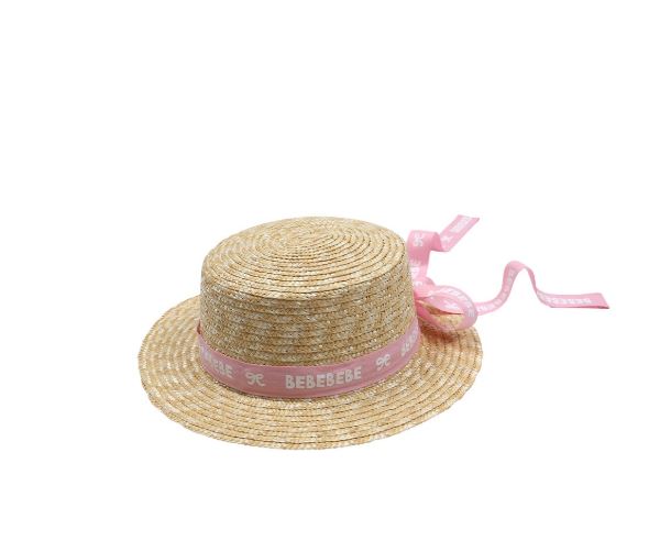 BEBEBEBE SUMMER ribbon straw hat