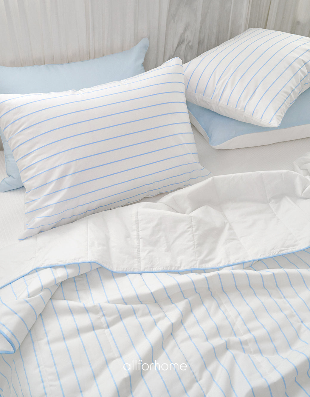 ALL4HOME Summer adult stripe breeze cold bedding