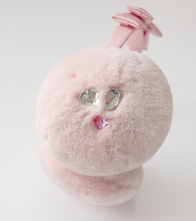 I LOVE J Roatti jewelred fur ear muff (Pink)