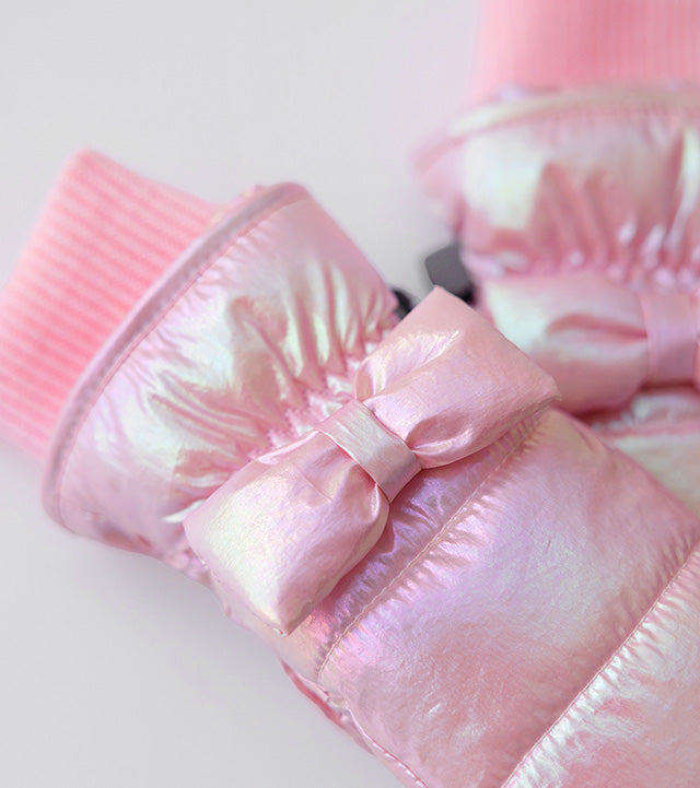 I LOVE J Aurora ribbon mitten