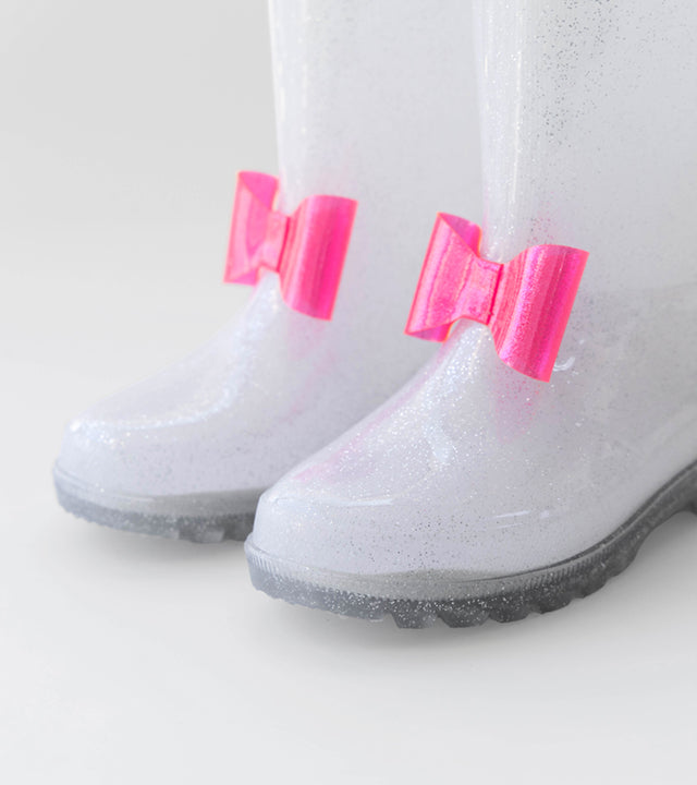 I LOVE J oreber ribbon rainboots
