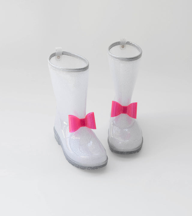 I LOVE J oreber ribbon rainboots