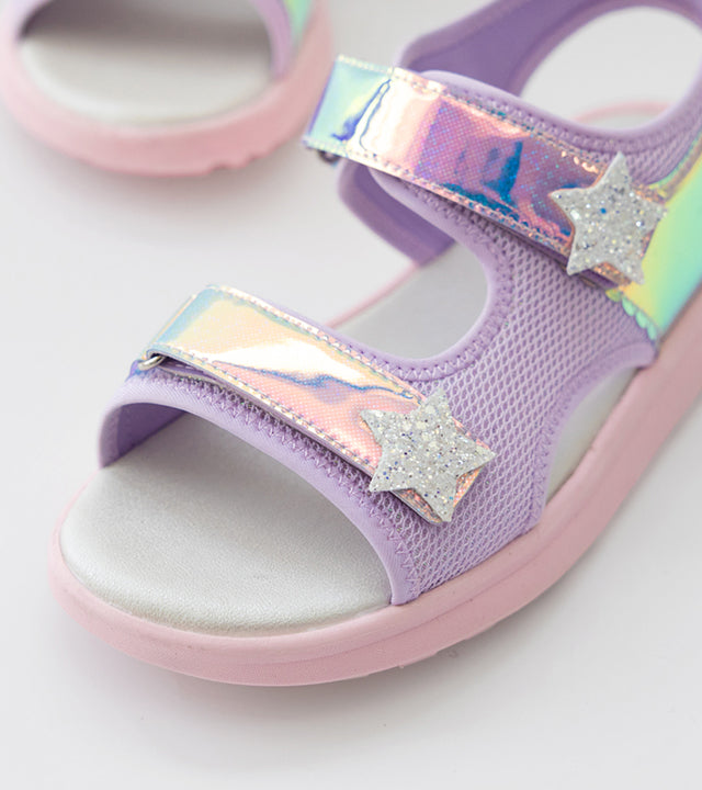 I LOVE J two star mesh sandal