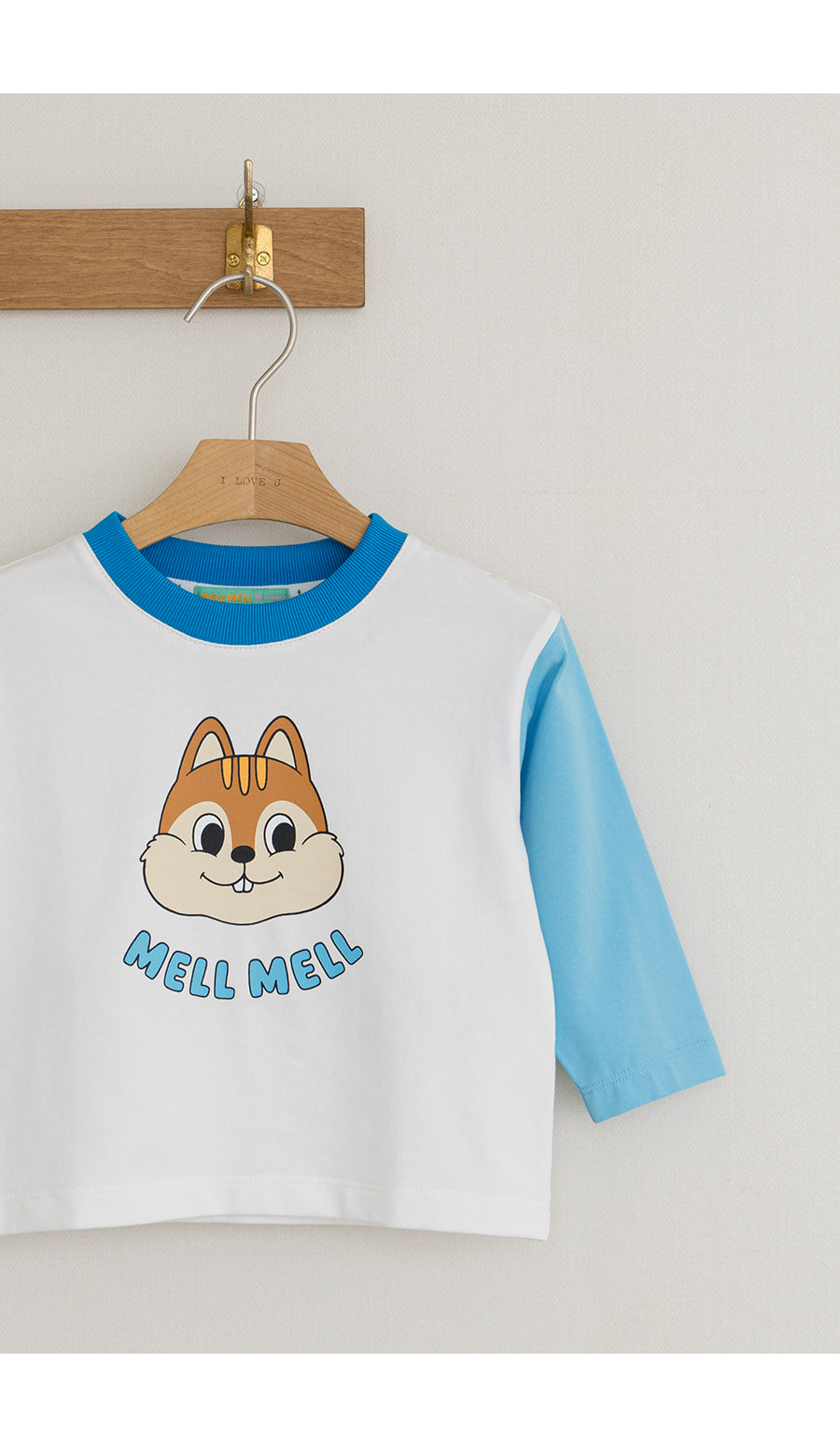 I LOVE J TODDLER color-blocked top
