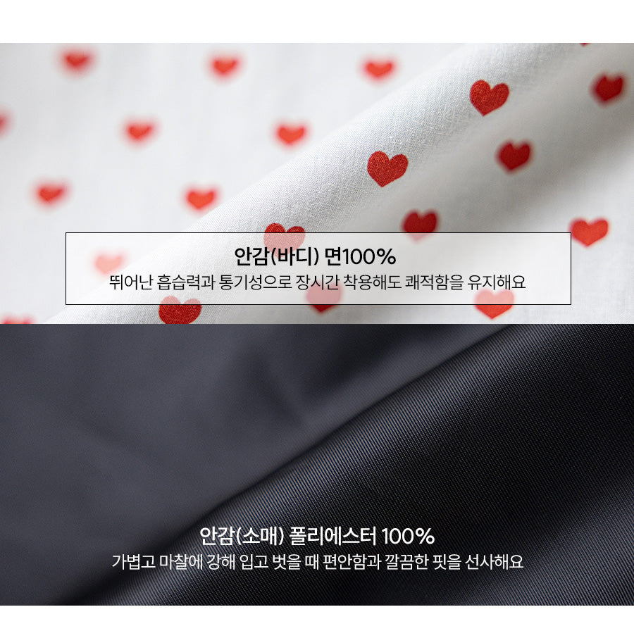 I LOVE J Sheering ribbon leather jacket