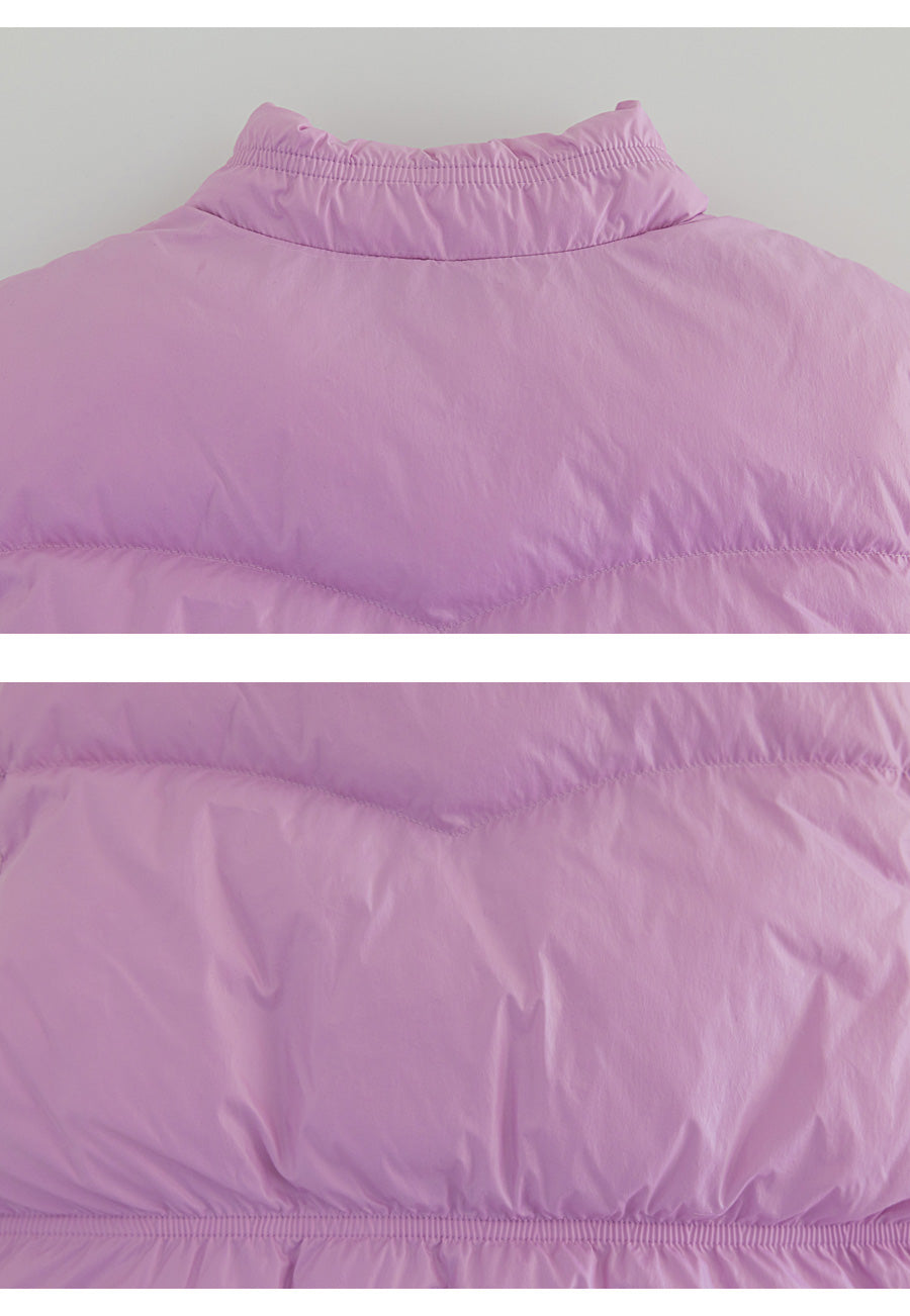 I LOVE J folding ribbon padding vest