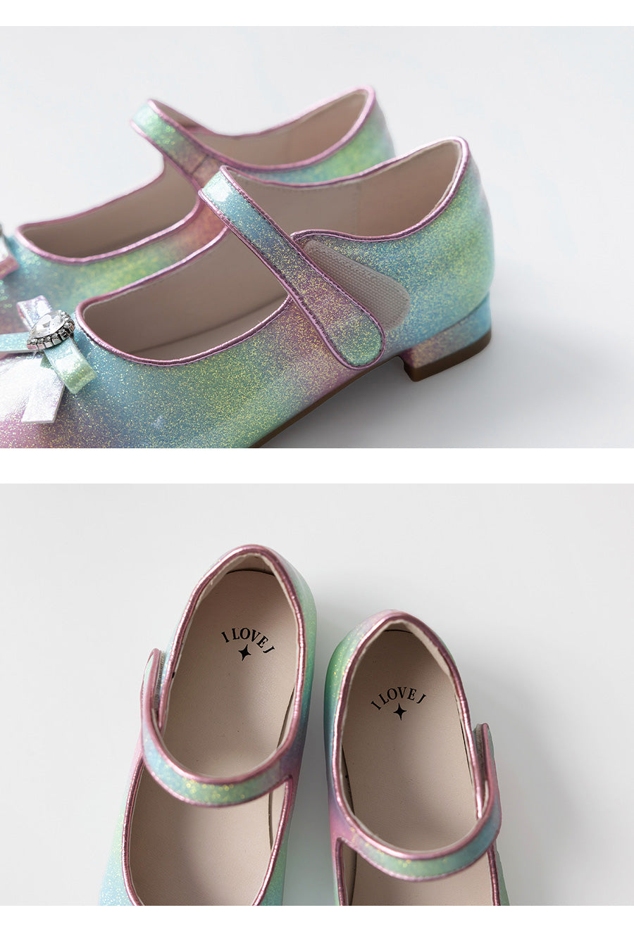 I LOVE J rainbow sandal
