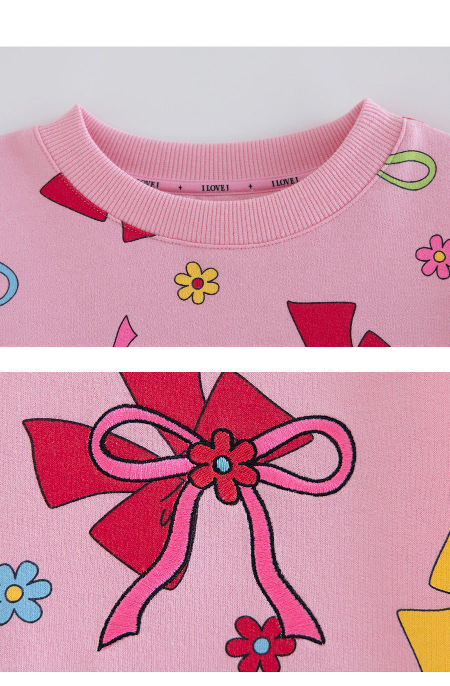 I LOVE J hudson ribbon mtm top
