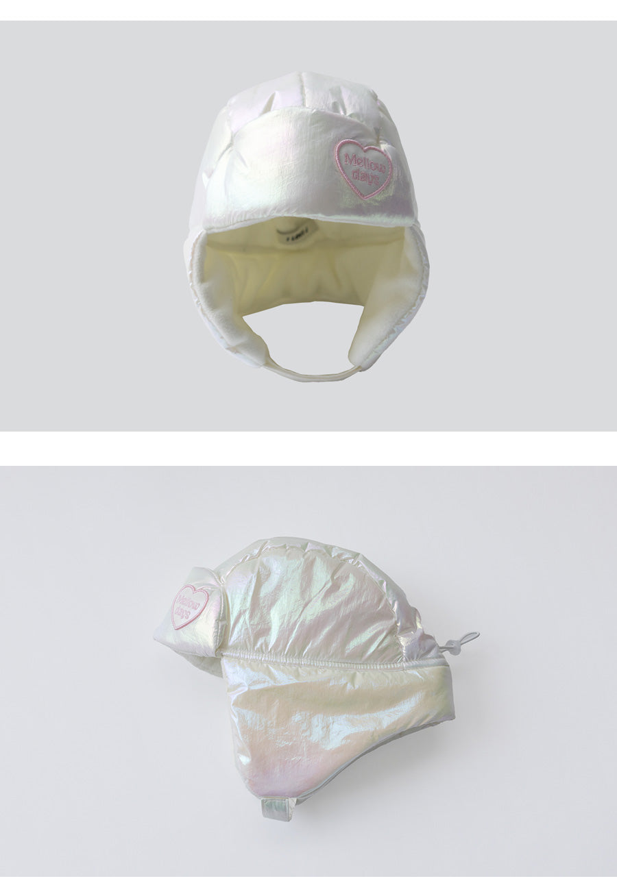 I LOVE J Mellow day padding earmuff hat