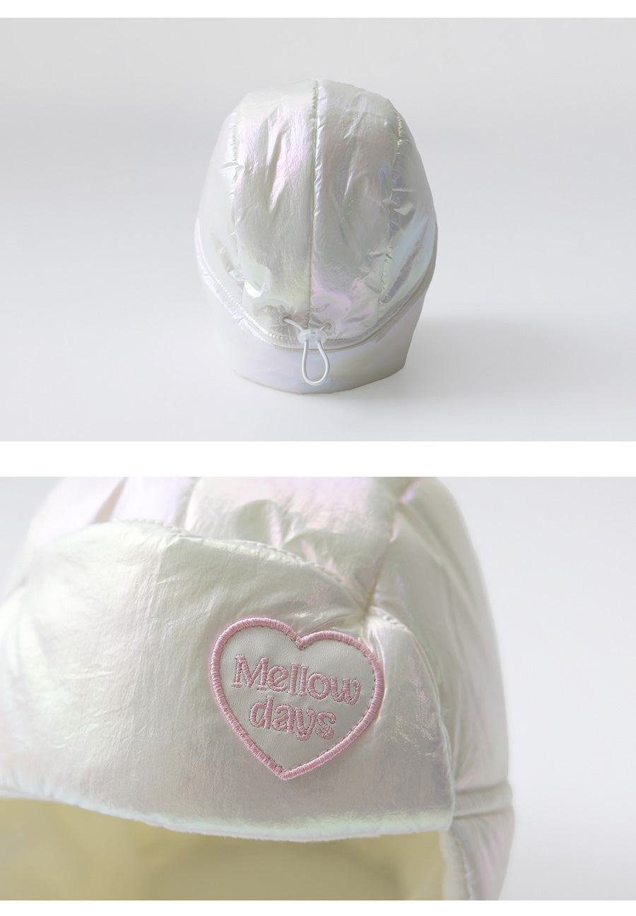 I LOVE J Mellow day padding earmuff hat