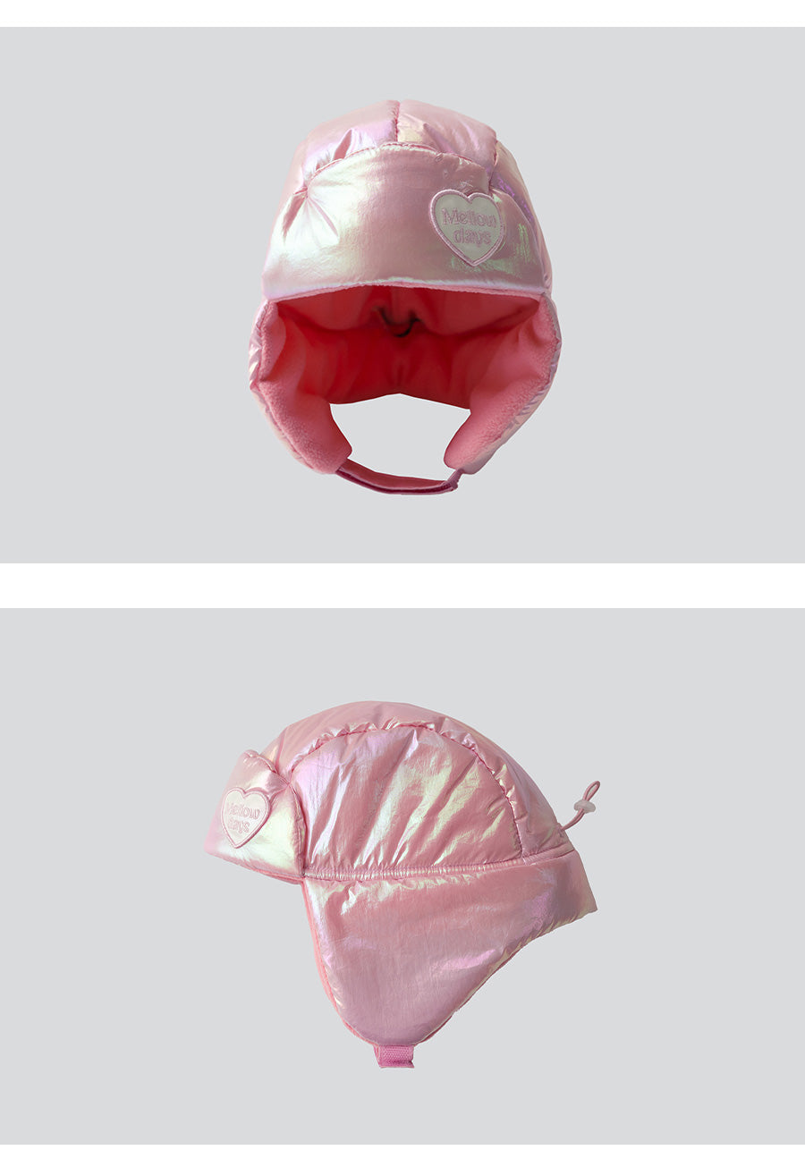 I LOVE J Mellow day padding earmuff hat
