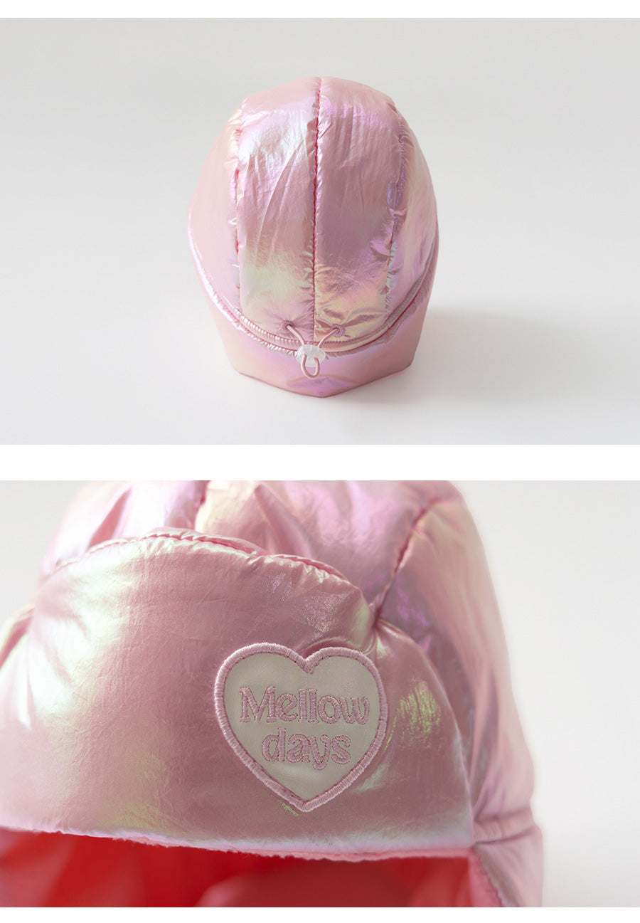 I LOVE J Mellow day padding earmuff hat