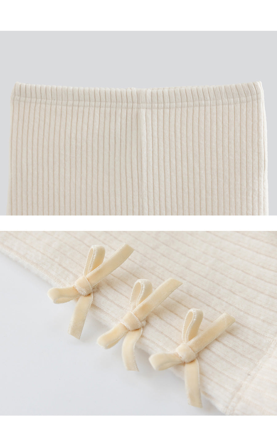 I LOVE J Triple ribbon leggings