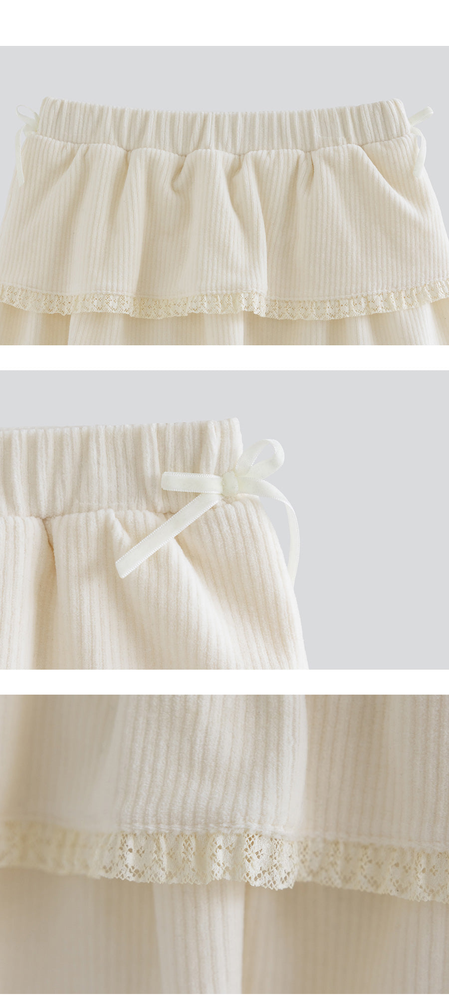 I LOVE J Velour skirt leggings