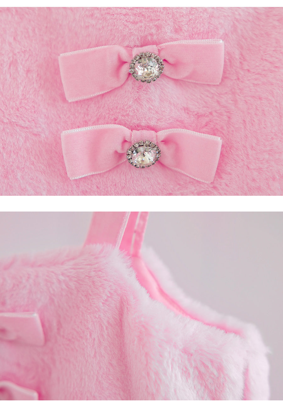 I LOVE J Kelly fur ribbon ops