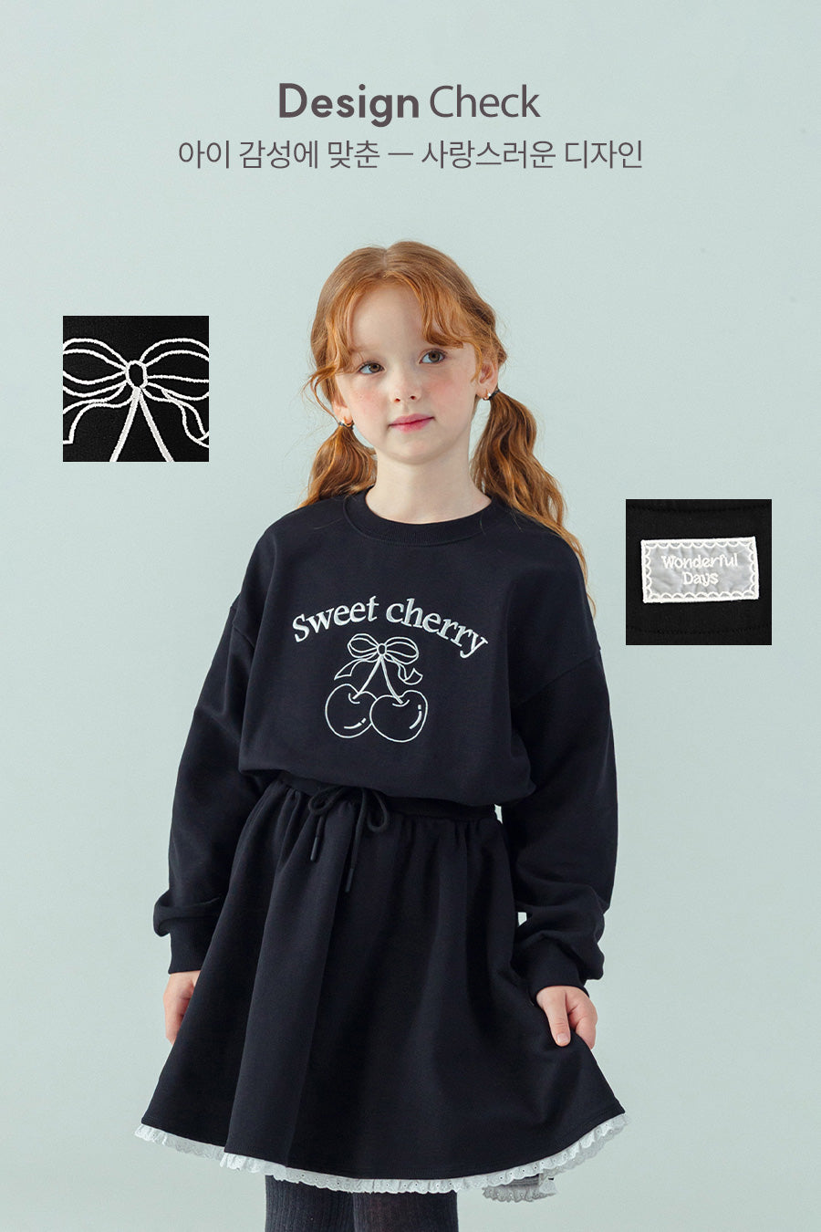 I LOVE J Sweet cherry fleece ops