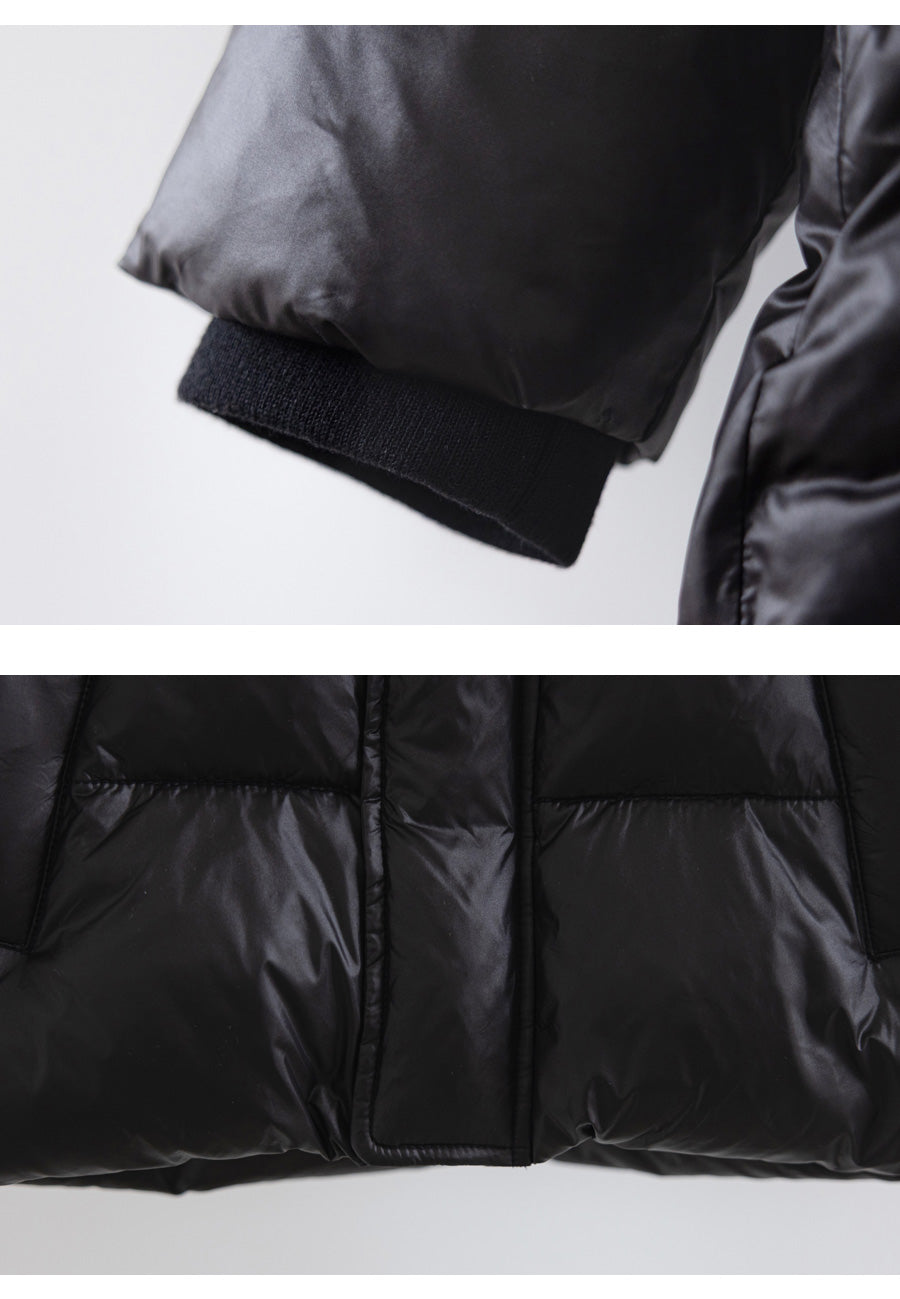 I LOVE J Oui merci solarball padding hoodie jacket