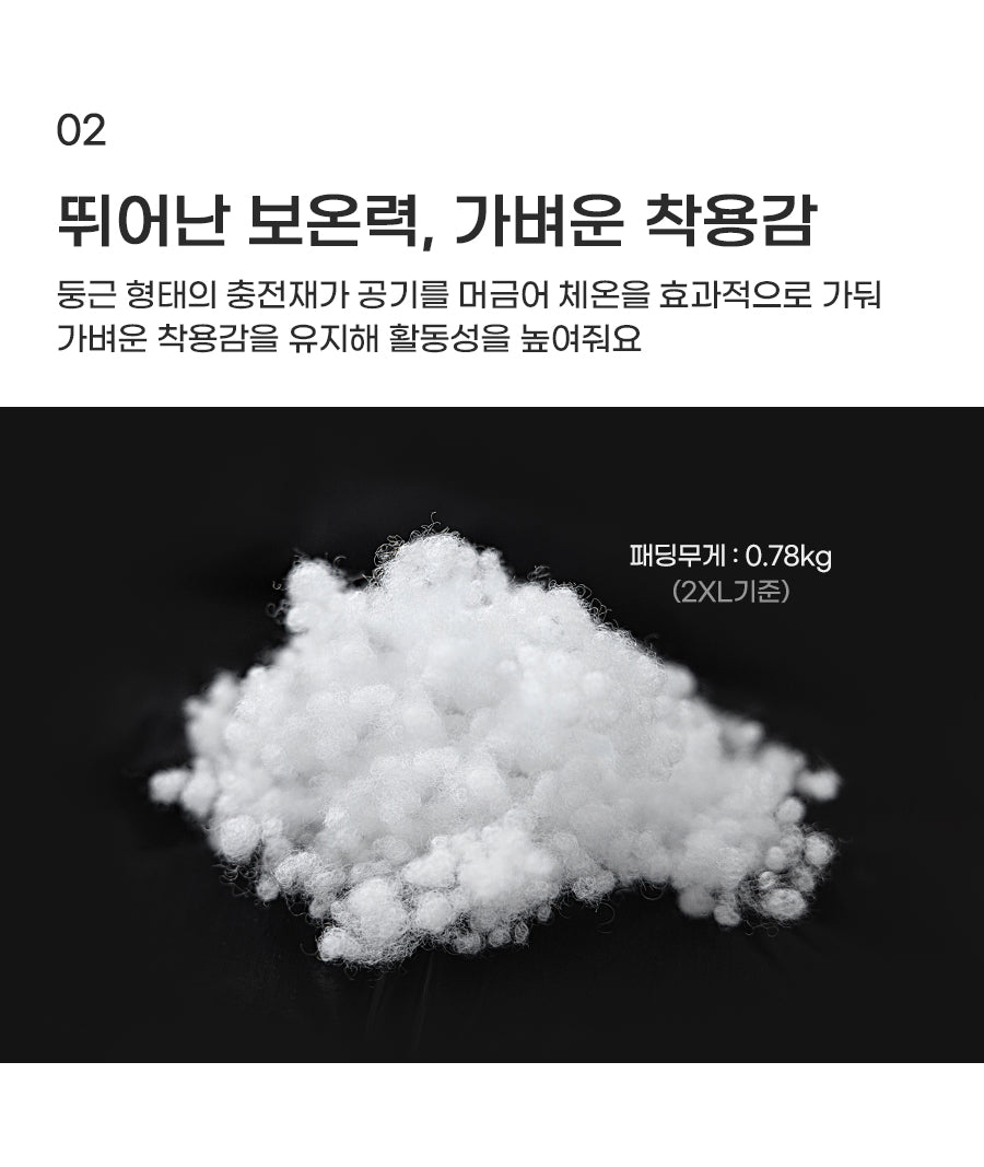 I LOVE J Plato velvet solarball padding jacket