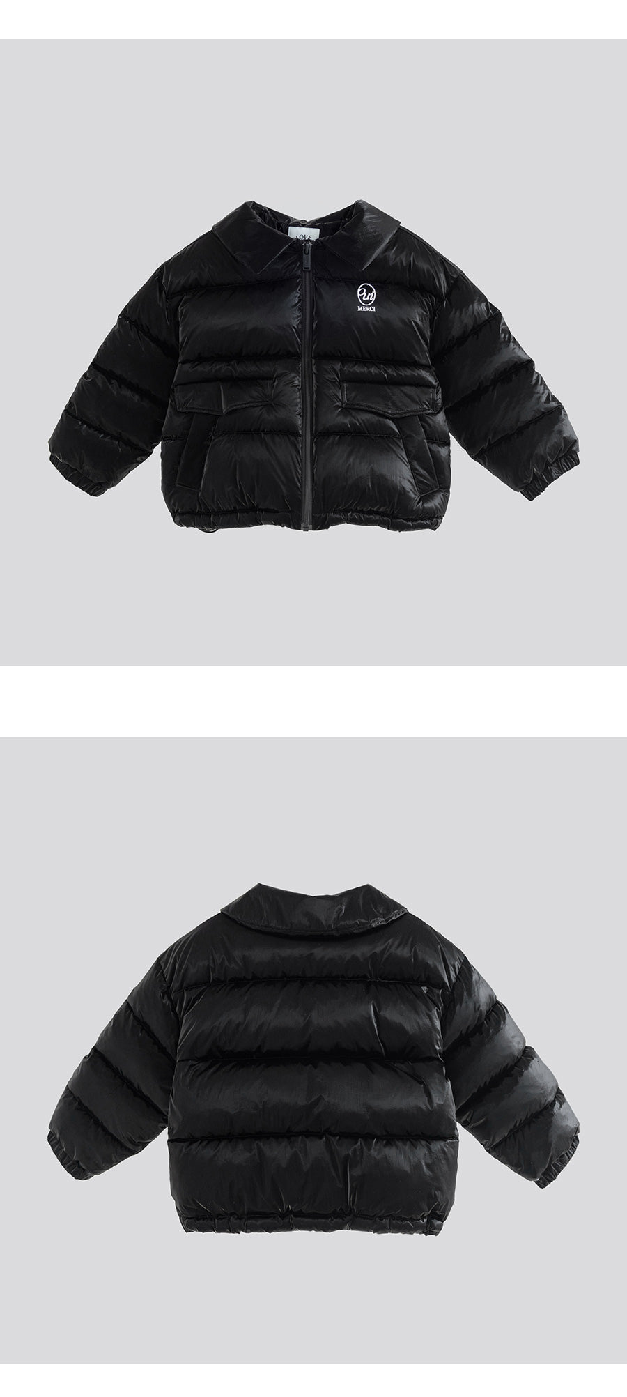 I LOVE J Fur collar solarball padding jacket