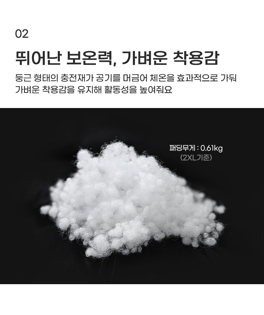 I LOVE J Fur collar solarball padding jacket