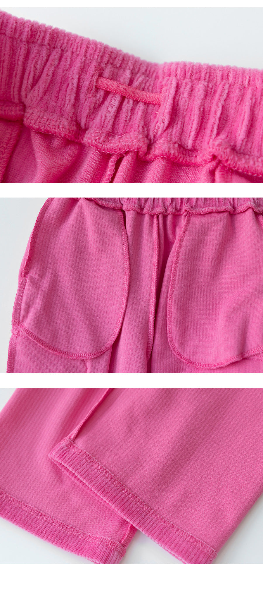 I LOVE J Hello coucou semi velour pants