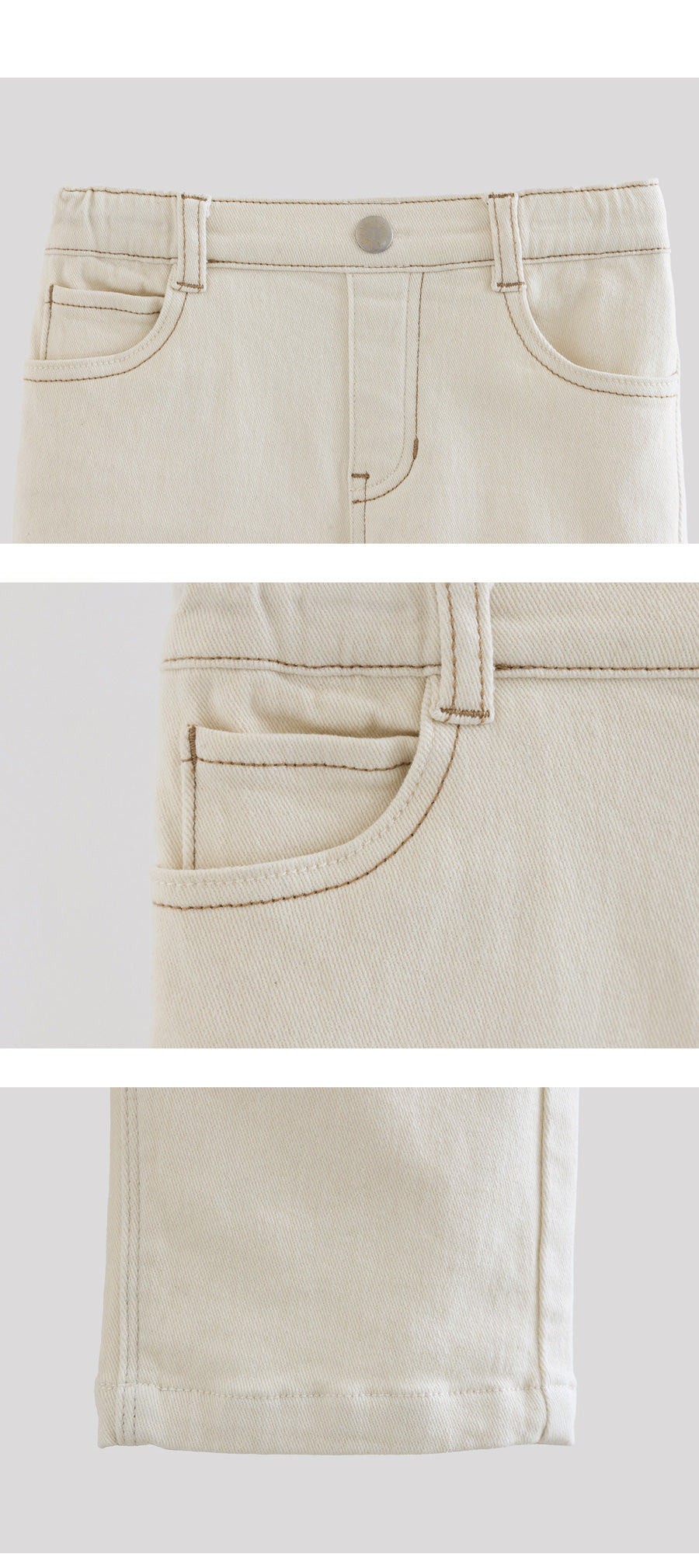 I LOVE J Cotton fleece straight pants